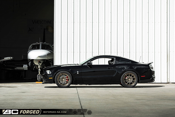 Фото дисков BC Forged HCA210 Сатиновая бронза на Ford Mustang V