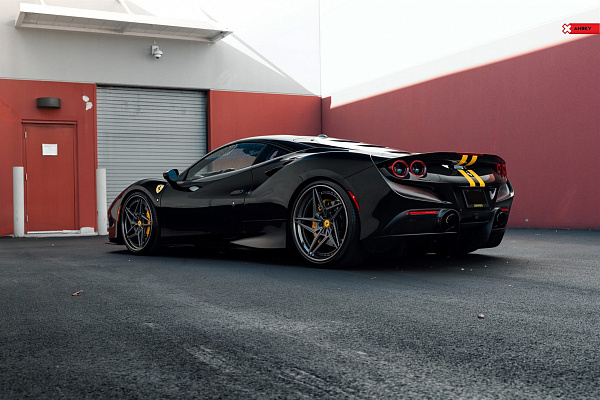 Фото дисков Anrky S3-X3 Сатиновый графит на Ferrari F8