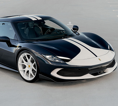 Фото дисков HRE 521M на Ferrari 296