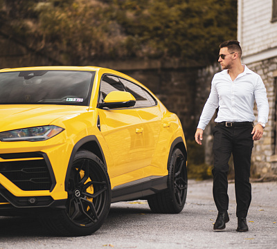 Фото дисков Brixton Forged PF9 на Lamborghini Urus