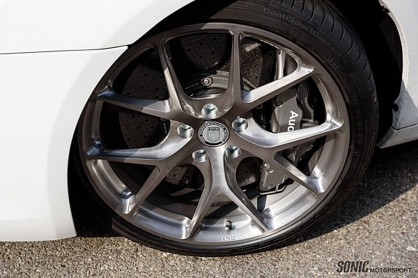 Фото дисков HRE P101 Глянцевый тонированный лак на Audi R8 (Typ 42)