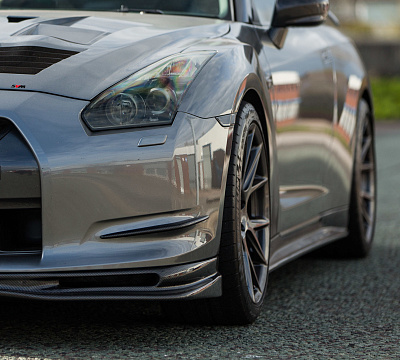 Фото дисков Vossen VFS-6 на Nissan GT-R