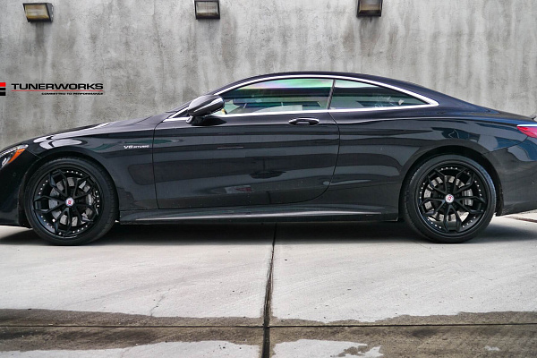 Фото дисков HRE S201 Черный сатин на Mercedes-Benz S-Class (W222, C217)