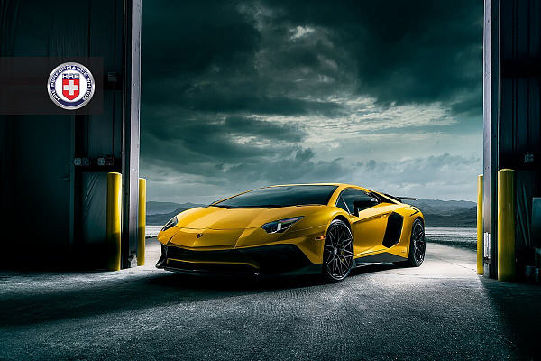 Фото дисков HRE S200 Черный сатин на Lamborghini Aventador