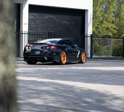 Фото дисков Vossen CG-202 на Nissan GT-R