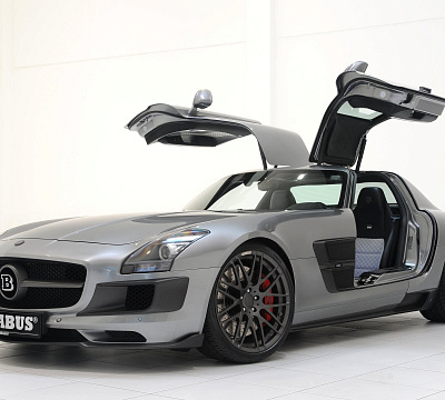 Фото дисков BRABUS Monoblock F (Platinum Edition) на Mercedes-Benz SLS AMG