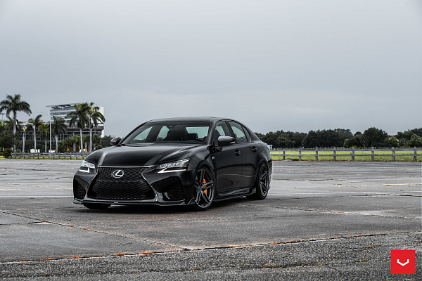 Фото дисков Vossen HF-1 Сатиновый графит на Lexus GS IV
