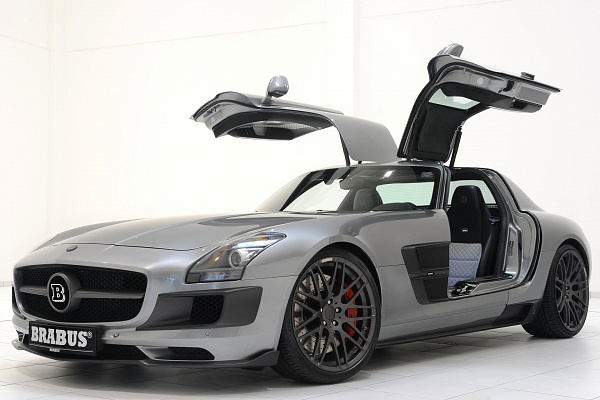 Фото дисков BRABUS Monoblock F (Platinum Edition) Матовый графит на Mercedes-Benz SLS AMG