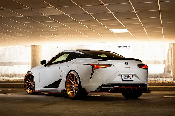 Фото дисков Strasse Wheels SV1 Deep Concave FS Другой цвет на Lexus LC 500