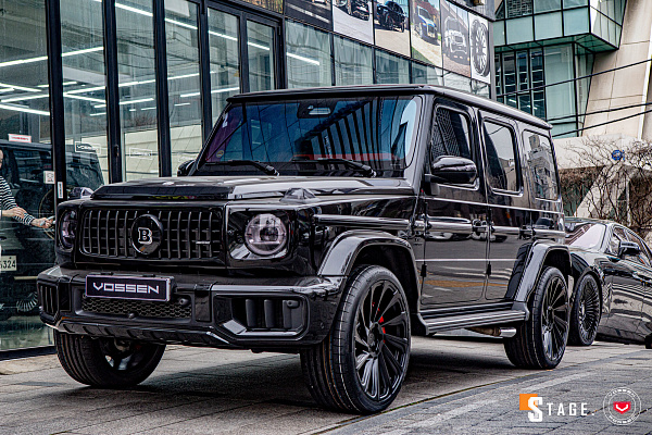 Фото дисков Vossen UV-3 Черный сатин на Mercedes-Benz G-Class III