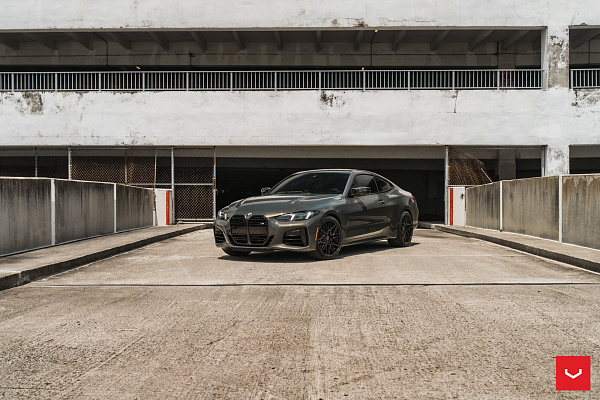 Фото дисков Vossen HF-7 Черный глянец на BMW 4/M4 (G22/G82)