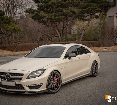 Фото дисков Vossen HF-3 на Mercedes-Benz CLS (C218)