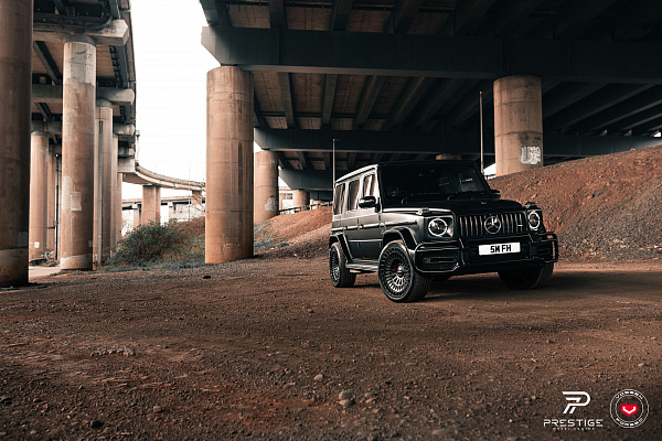 Фото дисков Vossen LC3-13T Черный сатин на Mercedes-Benz G-Class III