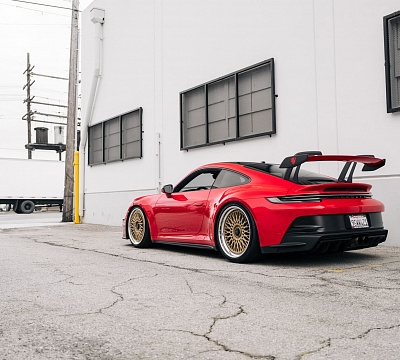 Фото дисков Brixton Forged TR20 на Porsche 911 VIII