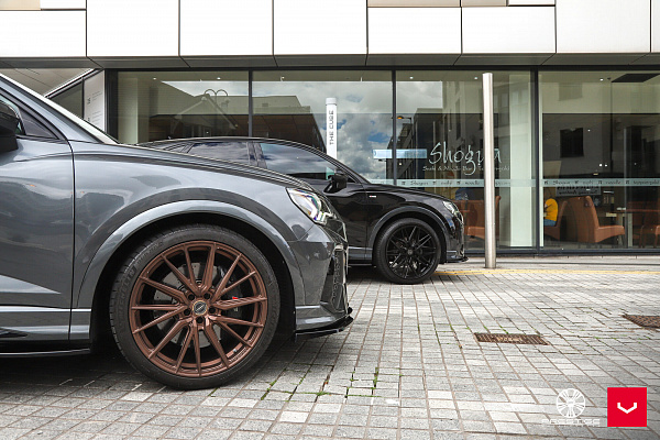 Фото дисков Vossen HF-4T Сатиновая бронза на Audi Q3 (F3)