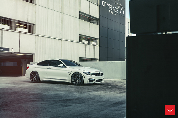 Фото дисков Vossen HF-5 Сатиновый графит на BMW 4/M4 (F32/F82)