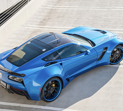 Фото дисков Savini SV67 на Chevrolet Corvette C7