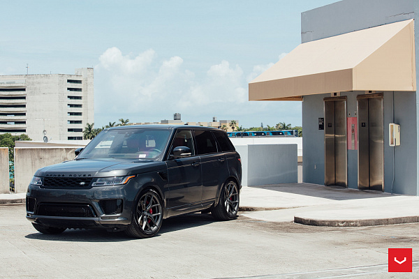 Фото дисков Vossen HF-5 Сатиновый графит на Range Rover Sport II