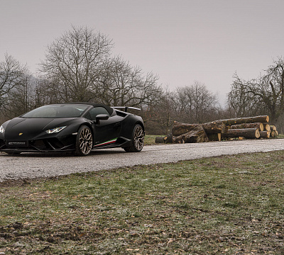 Фото дисков Vossen S17-01 на Lamborghini Huracan