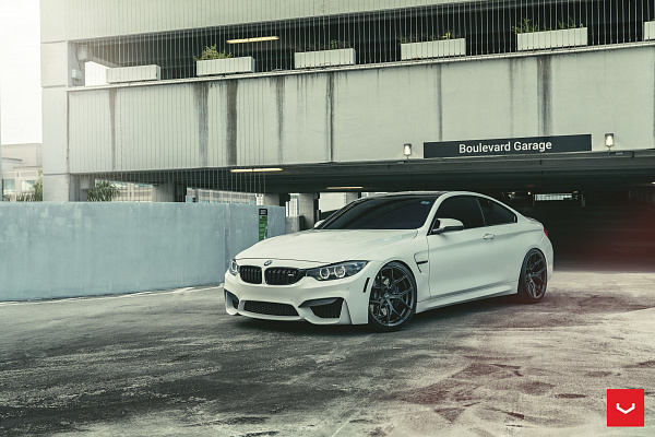 Фото дисков Vossen HF-5 Сатиновый графит на BMW 4/M4 (F32/F82)