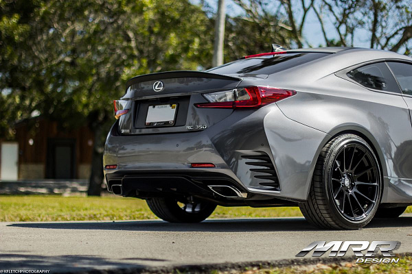Фото дисков MRR GF6 Черный глянец на Lexus RC