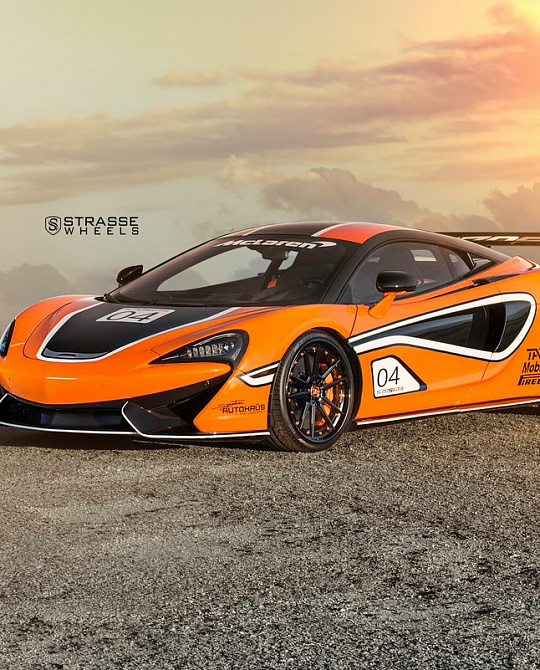 Фото дисков SV1 Deep Concave FS Черный глянец на McLaren 570S