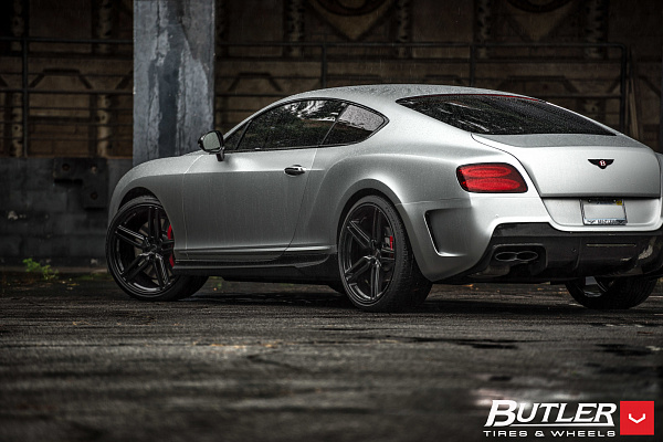 Фото дисков Vossen HF-1 Черный сатин на Bentley Continental GT II
