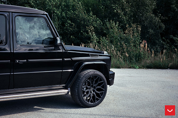 Фото дисков Vossen HF-2 Черный сатин на Mercedes-Benz G-Class II
