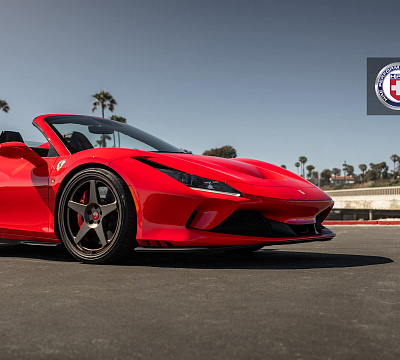 Фото дисков HRE 305 GTS на Ferrari F8