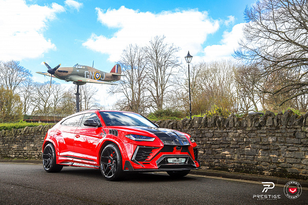 Фото дисков Vossen EVO-4 Черный глянец на Lamborghini Urus