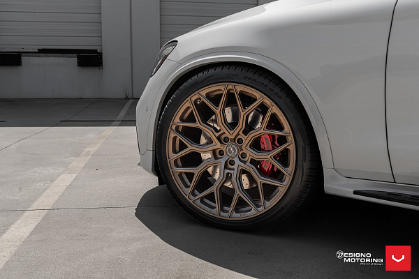 Фото дисков Vossen HF-2 Сатиновая бронза на Mercedes-Benz GLC (X253, C253)