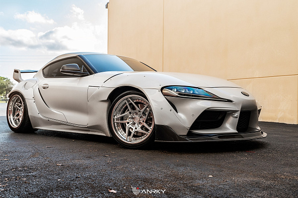 Фото дисков Anrky S3-X3 Полированный лак на Toyota Supra A90