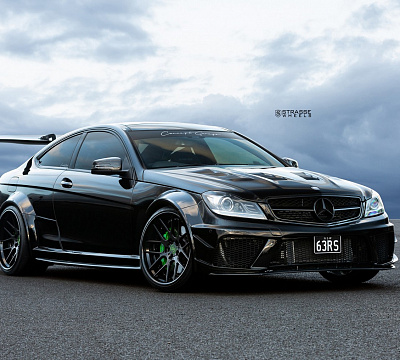 Фото дисков Strasse Wheels SM7 Deep Concave FS на Mercedes-Benz C-Class (W204)