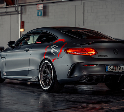 Фото дисков Vossen EVO-3 (3-Piece) на Mercedes-Benz C-Class (W205)