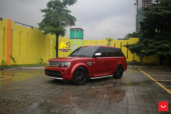 Фото дисков Vossen VFS-2 Черный глянец на Land Rover Range Rover Sport I