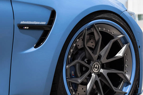 Фото дисков HRE S201 Сатиновый графит на BMW 3/M3 (F3x/F80)
