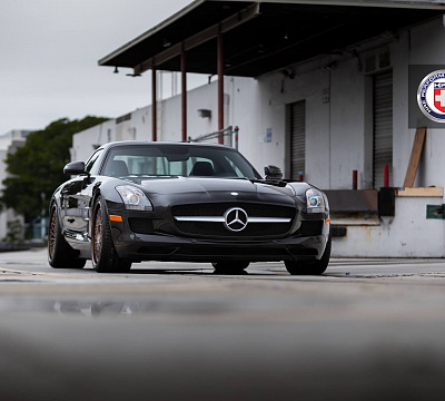 Фото дисков HRE 501 на Mercedes-Benz SLS AMG