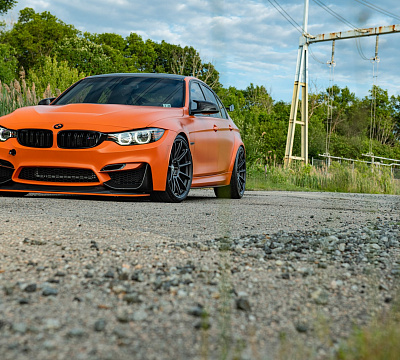 Фото дисков HRE RC103 на BMW 3/M3 (F3x/F80)