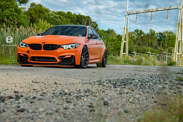 Фото дисков HRE RC103 Черный сатин на BMW 3/M3 (F3x/F80)