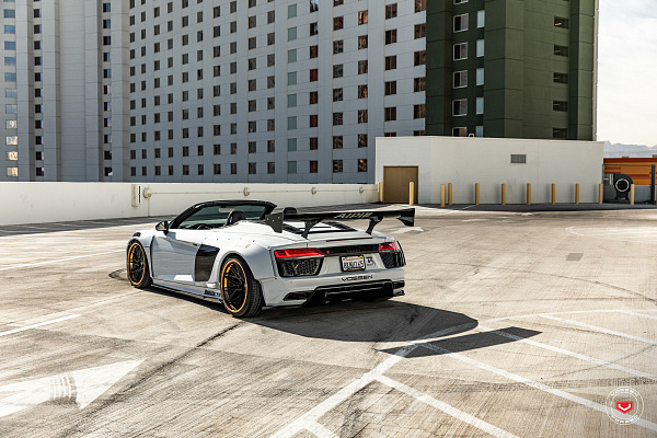 Фото дисков Vossen EVO-5R (3-Piece) Черный сатин на Audi R8 (4S)