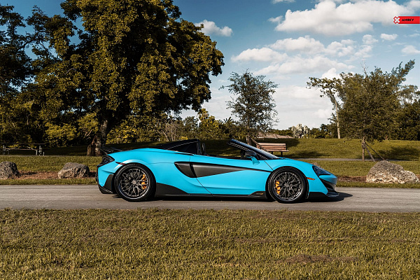 Фото дисков Anrky RS1 Черный сатин на McLaren 600