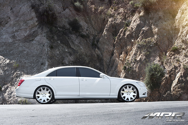 Фото дисков MRR HR3 Полированный лак на Mercedes-Benz S-Class (W221)