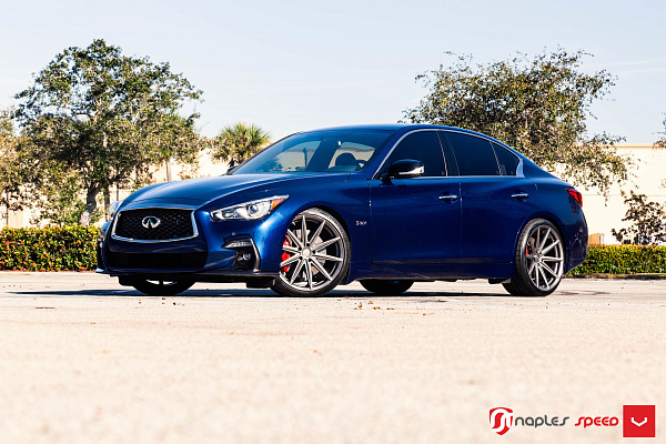 Фото дисков Vossen VFS-10 Сатиновый графит на Infiniti Q50