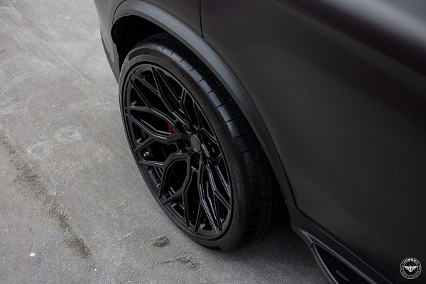 Фото дисков Vossen HF-2 Черный глянец на Mercedes-Benz GLC (X253, C253)