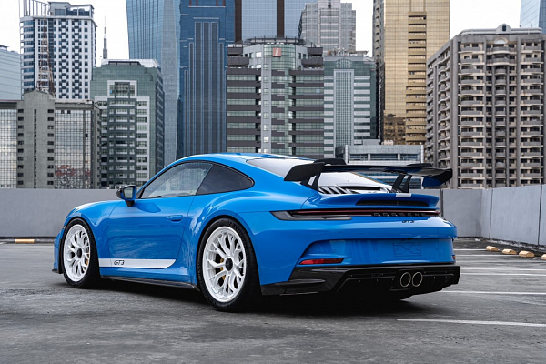 Фото дисков Brixton Forged PF10-RS Белый глянец на Porsche 911 VIII