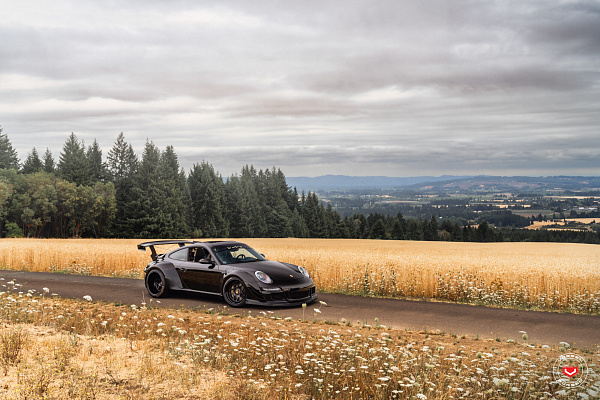 Фото дисков Vossen GEN-02 (3-piece) Черный сатин на Porsche 911 VI