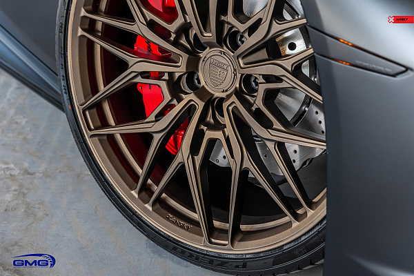 Фото дисков Anrky S1-X1 Сатиновая бронза на Lamborghini Huracan