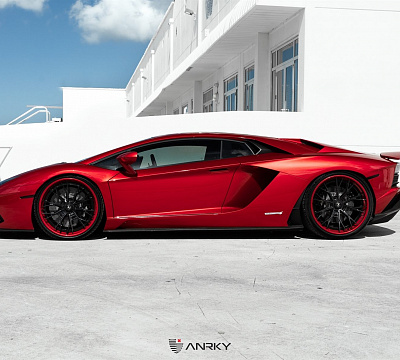 Фото дисков Anrky S3-X5 на Lamborghini Aventador