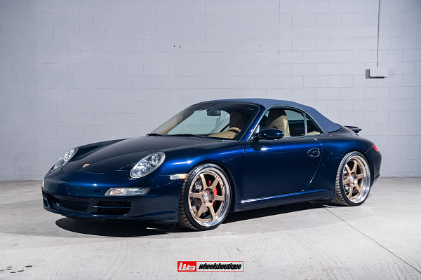 Фото дисков HRE C106 Сатиновая шампань на Porsche 911 VI