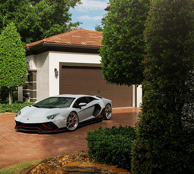 Фото дисков 1886 Wheels G010 на Lamborghini Aventador